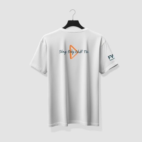 ÁO THUN CỔ TRÒN TRẮNG