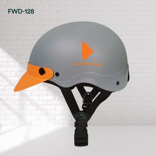 NÓN BẢO HIỂM THỜI TRANG XÁM CAM